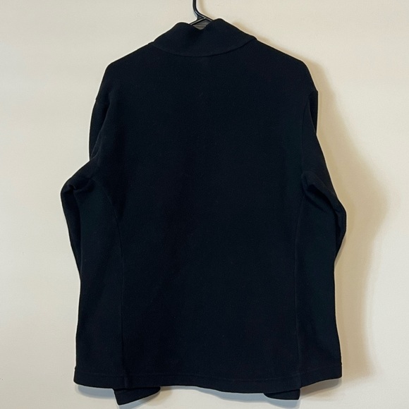 Patagonia Women’s Sz XL Full Zip Fleece Jacket Black Made in USA. - Picture 10 of 14